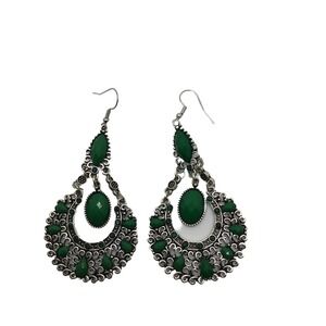 Fashion Earrings Women Green Trendy Exquisite Stylish Bohemian Boho Jewelry Gift